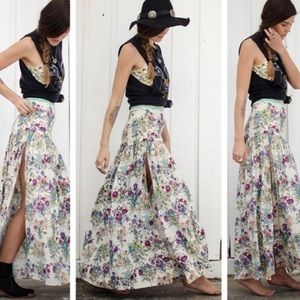 SPELL GYPSY QUEEN SPLIT/SLIT MAXI SKIRT - Size XS